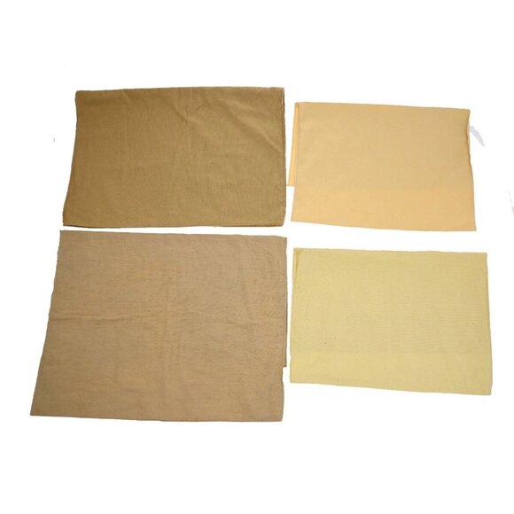 LOUIS VUITTON Logo 10 Set Dust Bag Drawstring Canvas Cotton Beige Brown - Picture 2 of 16